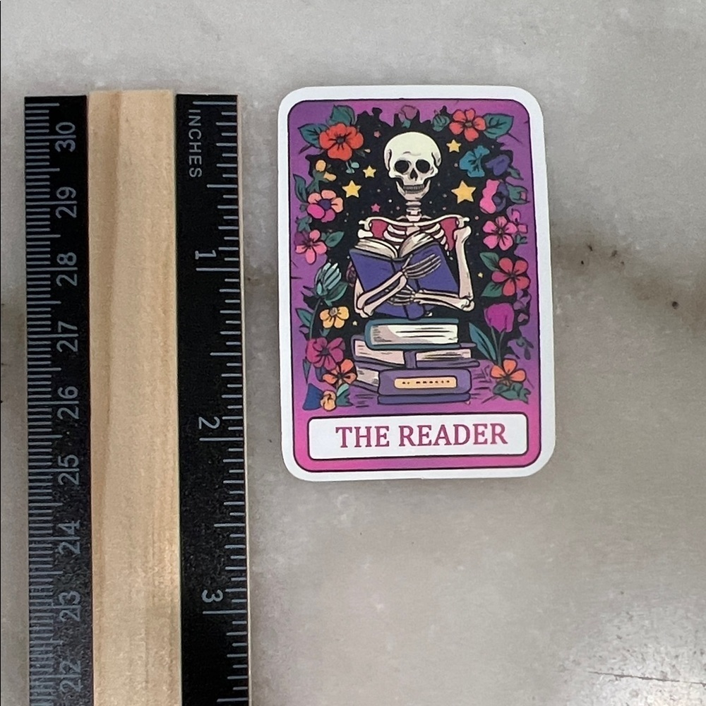 Skeleton Reader Mystic Waterproof Sticker Set - Picture 3 of 9
